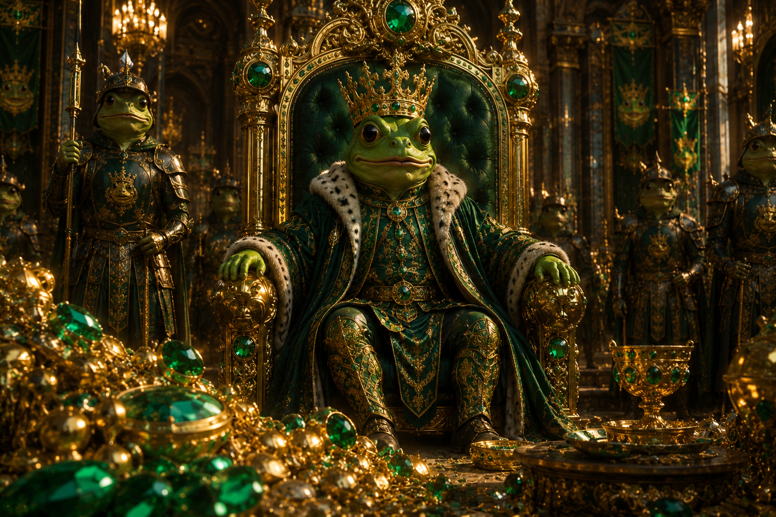 SultanPepe throne room